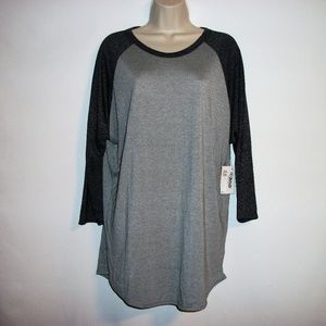 Lularoe Size 2XL NWT Grey and Black Randy
